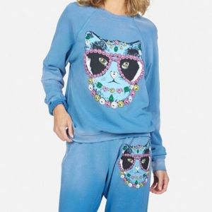 Lauren Moshi ANELA DIAMOND CAT Sweats